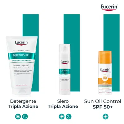 EUCERIN DERMOPURE CLINICAL DETERGENTE TRIPLA AZIONE 150 ML EUCERIN DERMOPURE CLINICAL DETERGENTE TRIPLA AZIONE 150 ML
