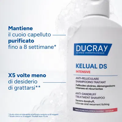 DUCRAY KELUAL DS INTENSIVE SHAMPOO ANTIFORFORA 100 ML DUCRAY KELUAL DS INTENSIVE SHAMPOO ANTIFORFORA 100 ML