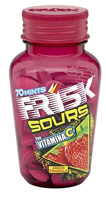 FRISK SOUR STRAWBERRY 49 G FRISK SOUR STRAWBERRY 49 G