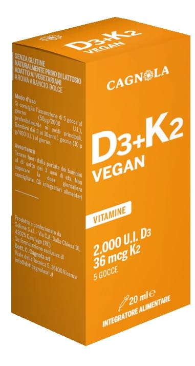 D3+K2 VEGAN 2000UI 20 ML