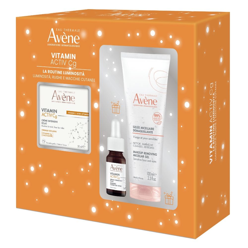AVENE COFANETTO NATALE VITAMIN ACTIV C 50 G 50 ML + 10 ML + 100 ML