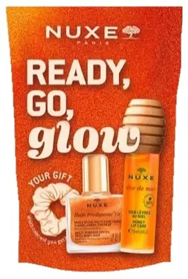 NUXE GLOW ON THE GO 1 REVE DE MIEL GLOSS SOIN LEVRES AU MIEL 10 ML + 1 HUILE PRODIGIEUSE OR 10 ML NUXE GLOW ON THE GO 1 REVE DE MIEL GLOSS SOIN LEVRES AU MIEL 10 ML + 1 HUILE PRODIGIEUSE OR 10 ML