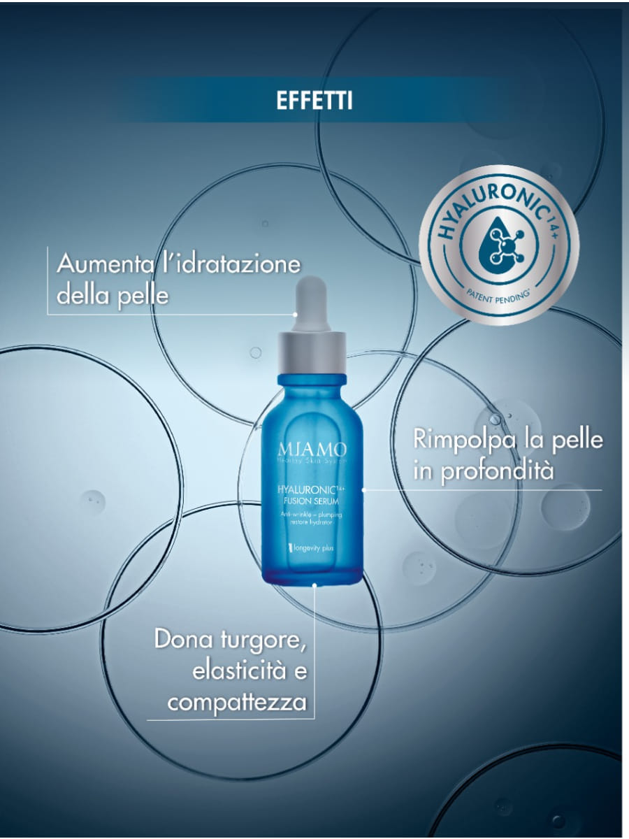 MIAMO MINI ICONS MIAMO LONGEVITY PLUS HYALURONIC 14+ FUSION SERUM 10 ML