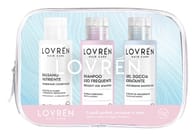 LOVREN BEAUTY TRAVEL SIZE 1 BALSAMO 100 ML + 1 SHAMPOO USO FREQUENTE 100 ML + 1 GEL DOCCIA 100 ML