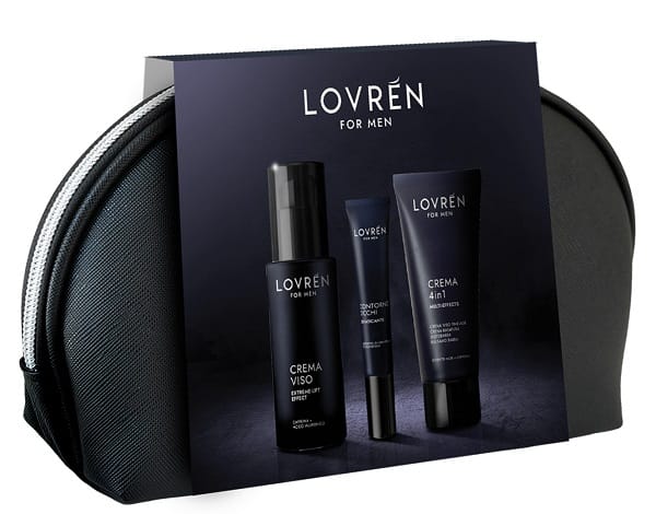 LOVREN TRAVEL KIT MEN 1 LOVREN MEN 4 IN 1 50 ML + 1 GEL VISO HYDRA-TONE EFFECT 30 ML + 1 CONTORNO OCCHI HYDRA-TONE EFFECT 15 ML