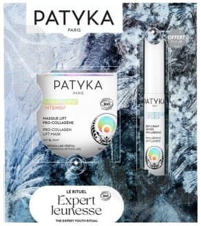 Patyka Cofanetto Natale 2025 Anti Eta' 1 Maschera Lift Pro Collagene Age Specific Intensif 50 Ml + 1 Rimpolpante Labbra Hyaluronic Age Specific Intens