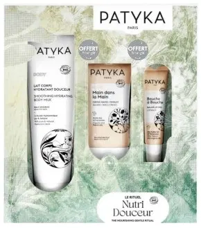 PATYKA COFANETTO NATALE 2025 BODY 1 LATTE CORPO IDRATANTE DELICATO 150 ML + 1 CREMA MANI NUTRI 10 ML + 1 BALSAMO LABBRA NUTRI 10 ML PATYKA COFANETTO NATALE 2025 BODY 1 LATTE CORPO IDRATANTE DELICATO 150 ML + 1 CREMA MANI NUTRI 10 ML + 1 BALSAMO LABBRA NUTRI 10 ML