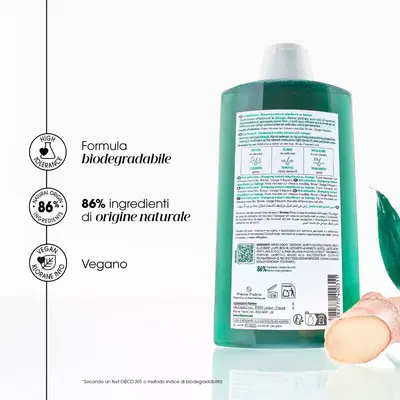 KLORANE SHAMPOO TRATTANTE & RIEQUILIBRANTE GALANGA 400 ML 25 KLORANE SHAMPOO TRATTANTE & RIEQUILIBRANTE GALANGA 400 ML 25