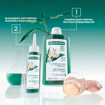 KLORANE SHAMPOO TRATTANTE & RIEQUILIBRANTE GALANGA 400 ML 25 KLORANE SHAMPOO TRATTANTE & RIEQUILIBRANTE GALANGA 400 ML 25