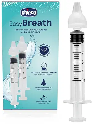 SIRINGA NASALE LAVAGGI EASY BREATH CHICCO 2 PEZZI SIRINGA NASALE LAVAGGI EASY BREATH CHICCO 2 PEZZI