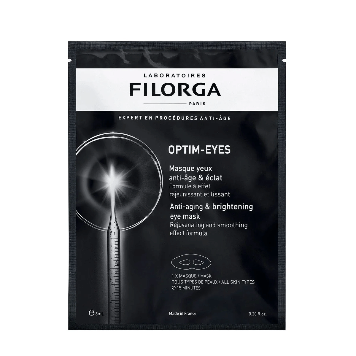 FILORGA OPTIM EYES SHEET MASK 6 ML 12 PEZZI