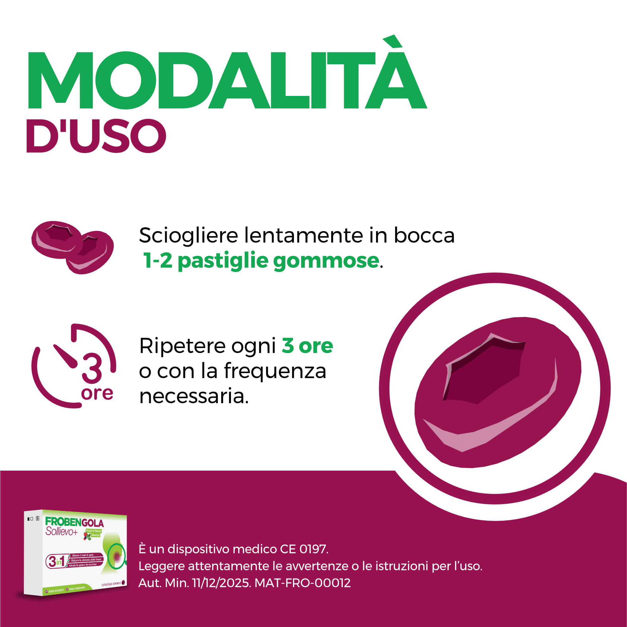 FROBENGOLA SOLLIEVO+ 20 PASTIGLIE