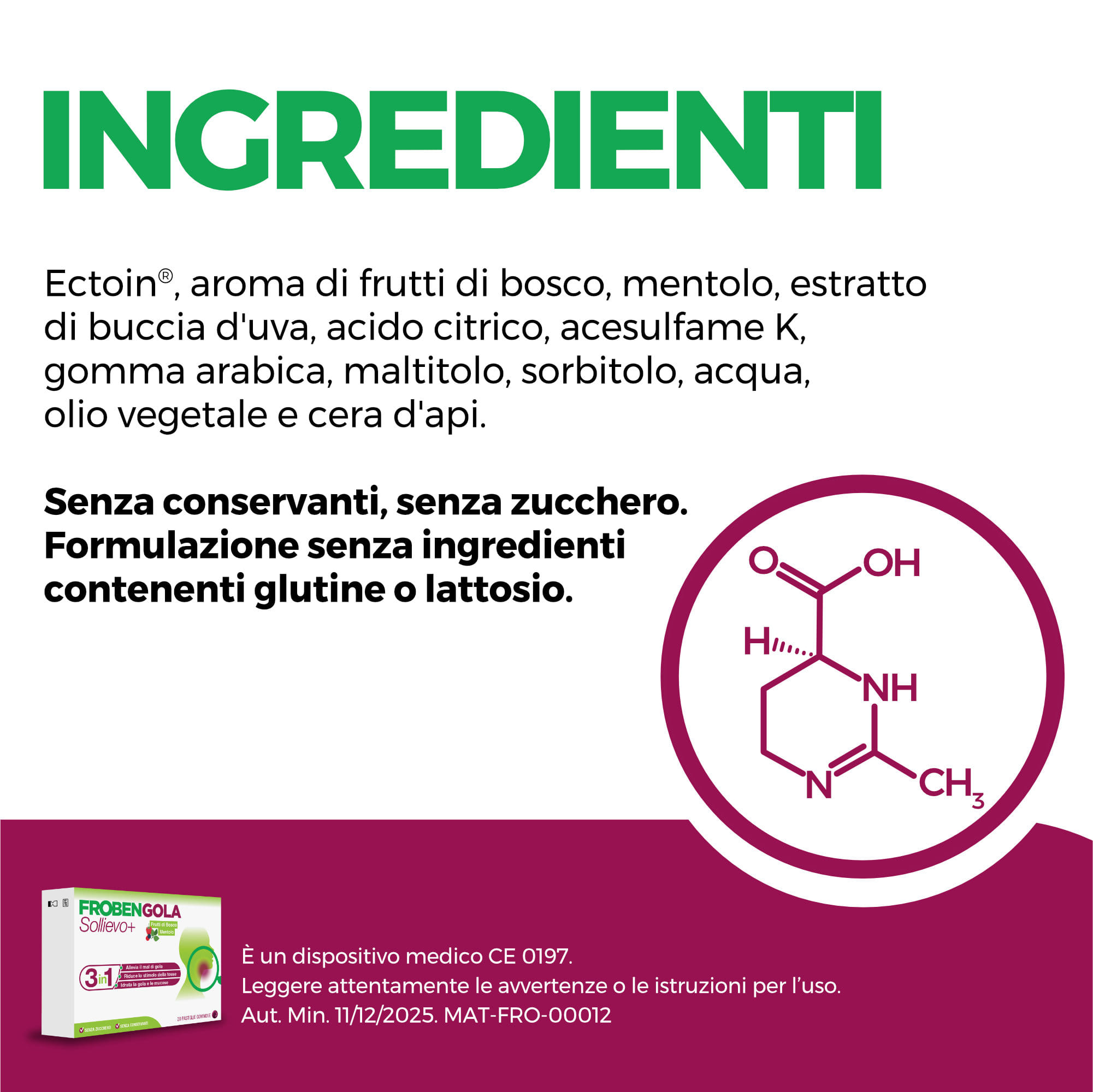 FROBENGOLA SOLLIEVO+ 20 PASTIGLIE