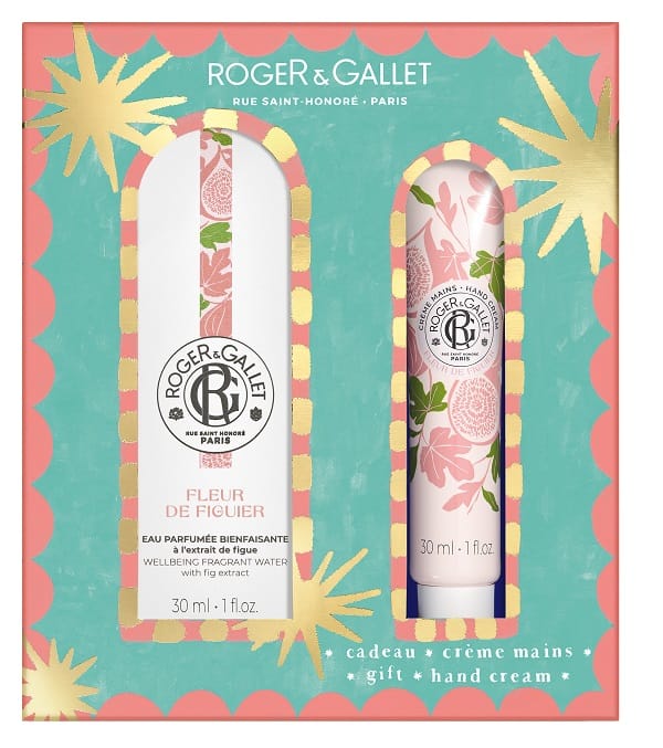 ROGER&GALLET SET NATALE FLEUR DE FIGUIER EAU DE PARFUM 30 ML + CREMA MANI 30 ML 25