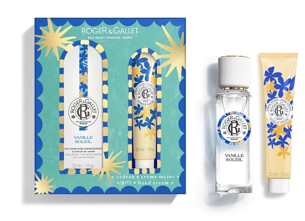 ROGER&GALLET SET NATALE VANILLE SOLEIL EAU DE PARFUM 30 ML + CREMA MANI 30 ML 25