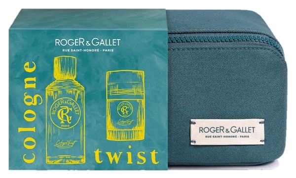 ROGER&GALLET SET NATALE TROUSSE TWIST EAU DE COLOGNE 100 ML + DEODORANT 24H 50 G 25