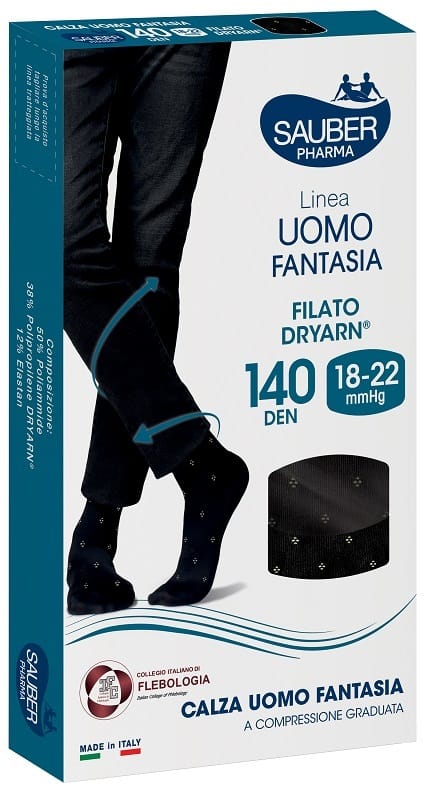 SAUBER PHARMA UOMO DRYARN 140 DENARI PUNT SALVIA BIANCO TAGLIA S/M