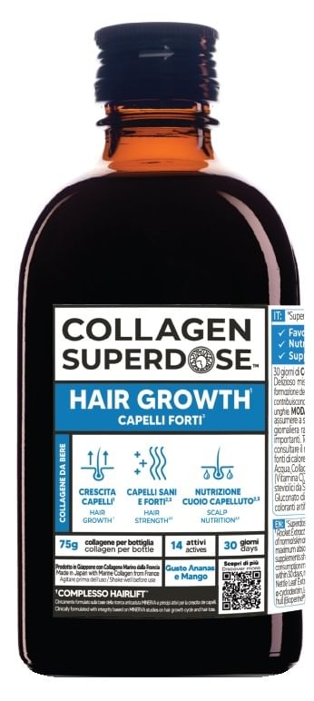 COLLAGEN SUPERDOSE HAIR GROWTH 300 ML COLLAGENE 75 G