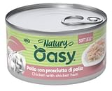 OASY WET CAT NATURY SOFT JELLY POLLO CON PROSCIUTTO DI POLLO LATTINA 85 G