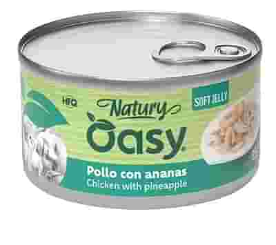 OASY WET CAT NATURY SOFT JELLY POLLO CON ANANAS LATTINA 85 G