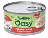 OASY WET CAT NATURY SOFT JELLY POLLO CON ANATRA LATTINA 85 G
