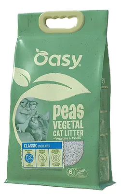 OASY LETTIERA VEGETALE PISELLI CLASSIC UNSCENTED 6 L OASY LETTIERA VEGETALE PISELLI CLASSIC UNSCENTED 6 L