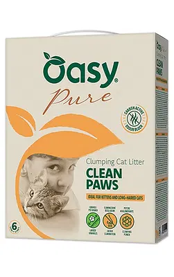 OASY LETTIERA MINERALE PURE CLEAN PAWS 6 L OASY LETTIERA MINERALE PURE CLEAN PAWS 6 L