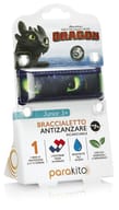 PARAKITO UNIVERSAL BRACCIALETTO ANTIZANZARE RICARICABILE JUNIOR 3+ DRAGON TESTA