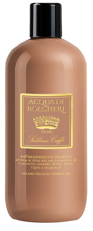 ACQUA DI BOLGHERI TOSCANA SUBLIME CAFFE' BIO BAGNODOCCIA DELICATO 500 ML