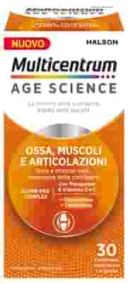 MULTICENTRUM AGE SCIENCE OSSA MUSCOLI ARTICOLAZIONI 30 COMPRESSE