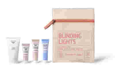 BLINDING LIGHTS KIT 1 ESSENTIAL MILK 50 ML + 1 LUMINANT SERUM 10 ML + 1 LUMINANT CREAM 15 ML + HYDRAMEMORY HYDRA PLUMP MASK 15 ML