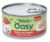 OASY WET CAT NATURY SOFT JELLY POLLO CON ANATRA LATTINA 150 G
