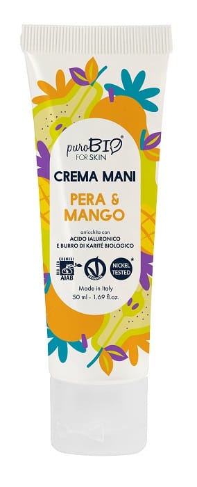 PUROBIO CREMA MANI PERA MANGO