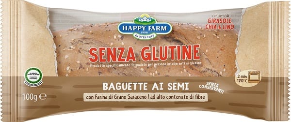 Happy Farm Baguette Scura Semi 100 G