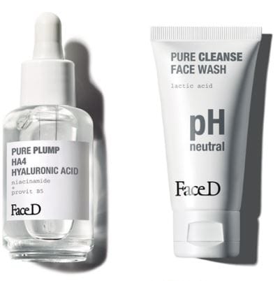 Face D Reading Hydra Kit Xmas25 1 Pure Plump Ha4 Acido Ialuronico 30 Ml + 1 Pure Cleanse Detergente Viso 30 Ml