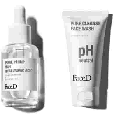 FACE D READING HYDRA KIT XMAS25 1 PURE PLUMP HA4 ACIDO IALURONICO 30 ML + 1 PURE CLEANSE DETERGENTE VISO 30 ML