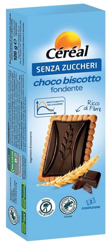 CEREAL CHOCO BISCOTTO SENZA ZUCCHERO 126 G