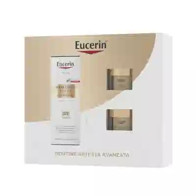 EUCERIN ANTI AGE XMAS PACK ELASTICITY 3D SERUM MINI 2025 1 HYALURON FILLER SIERO 3D 30ML+1 HYALURON FILLER CREMA SPF30 20 ML+1 HYALURON FILLER NIGHT CREAM 20 ML