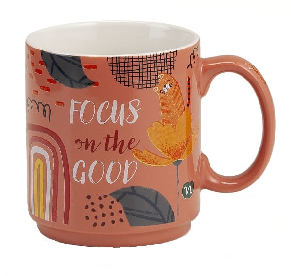 NEAVITA MUG POSITIVITEA ARANCIONE 350 ML