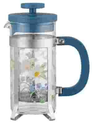 NEAVITA TISANIERA STANTUFFO TEA PLUNGER HERBARIUM BLU 350 ML
