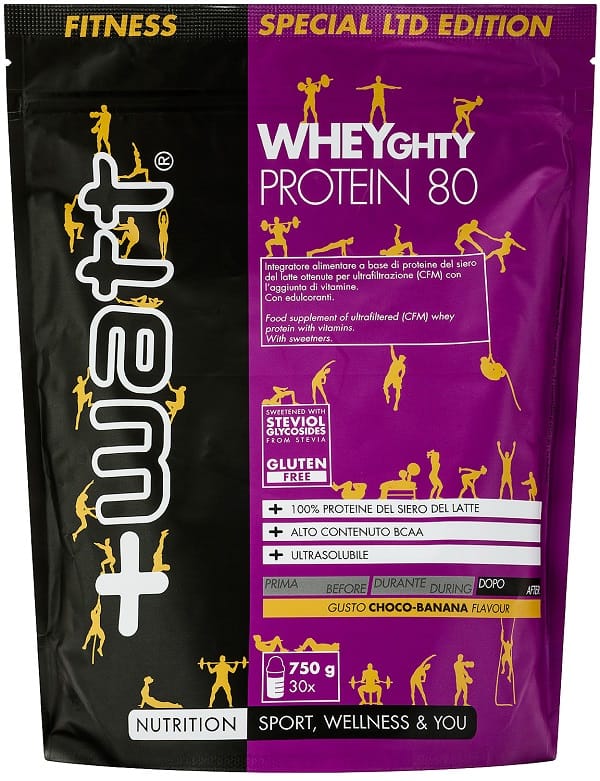 WHEYGHTY PROTEIN 80 CHOCO-BANANA LIMITED EDITION 750 G