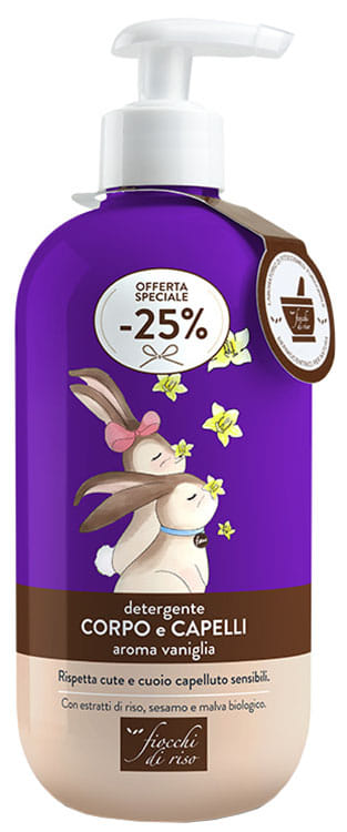 FIOCCHI DI RISO DETERGENTE CAPELLI E CORPO 400 ML SPECIAL NEW