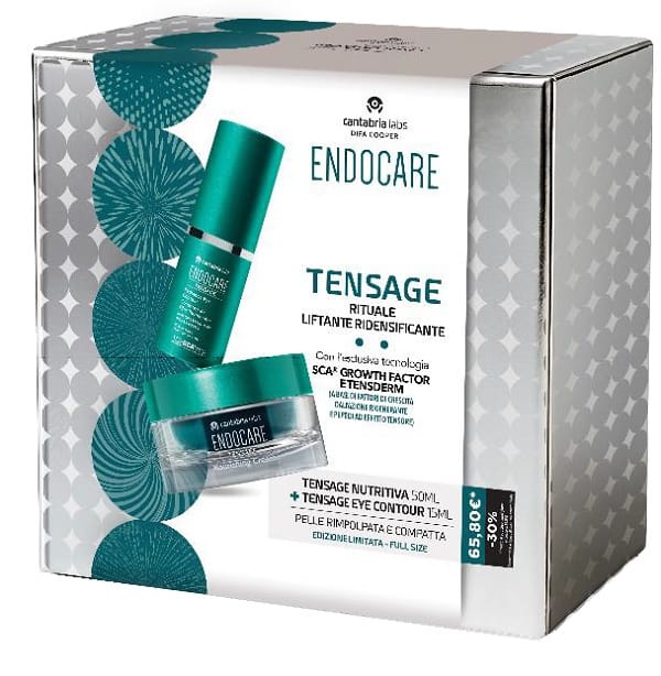 Endocare Tensage Rituale 2025 Nutritiva 50 Ml + Eye Contour 15 Ml
