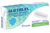 SUPPOSTE GLICEROLO GLICERLAX 2500MG 18 PEZZI