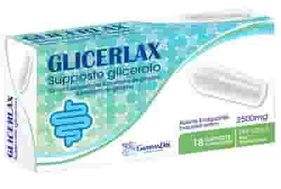 SUPPOSTE GLICEROLO GLICERLAX 2500MG 18 PEZZI