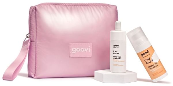 GOOVI BOX NATALE 2025 VITAMINA C 1 SIERO VISO VITAMINA C 30 ML + 1 CREMA VITAMINA C 50 ML + 1 POCHETTE