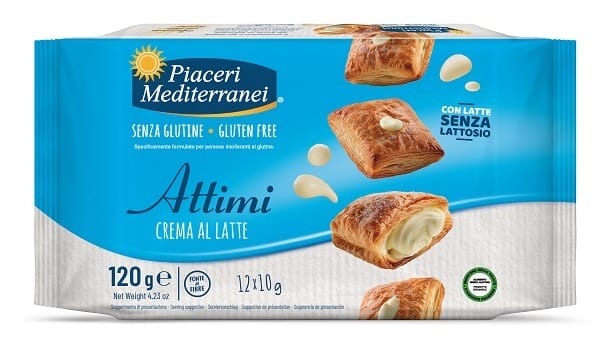 Piaceri Mediterranei Attimi Crema Al Latte 12 Pezzi Da 10 G