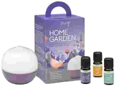 PURAE KIT HOME GARDEN DIFFUSORE PIPER VERBENA CON 3 OLII ESSENZIALI BIO 5 ML