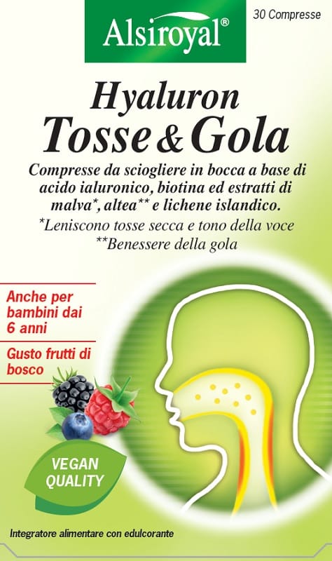 HYALURON TOSSE&GOLA 30 COMPRESSE