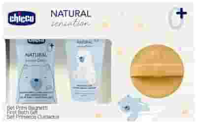 CHICCO NATURAL SENSATION DETERGENTE 200 ML + CREMA + SPUGNA